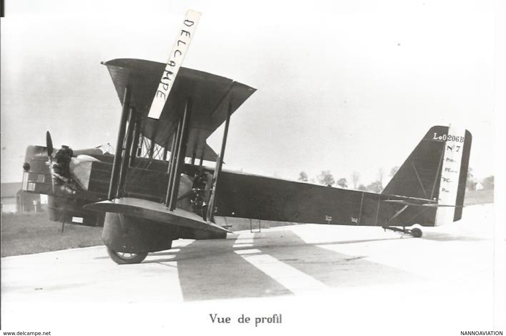 PHOTO AVION LIORé ET OLIVIER LEO 206 B  N°7   17 X11CM - Aviation