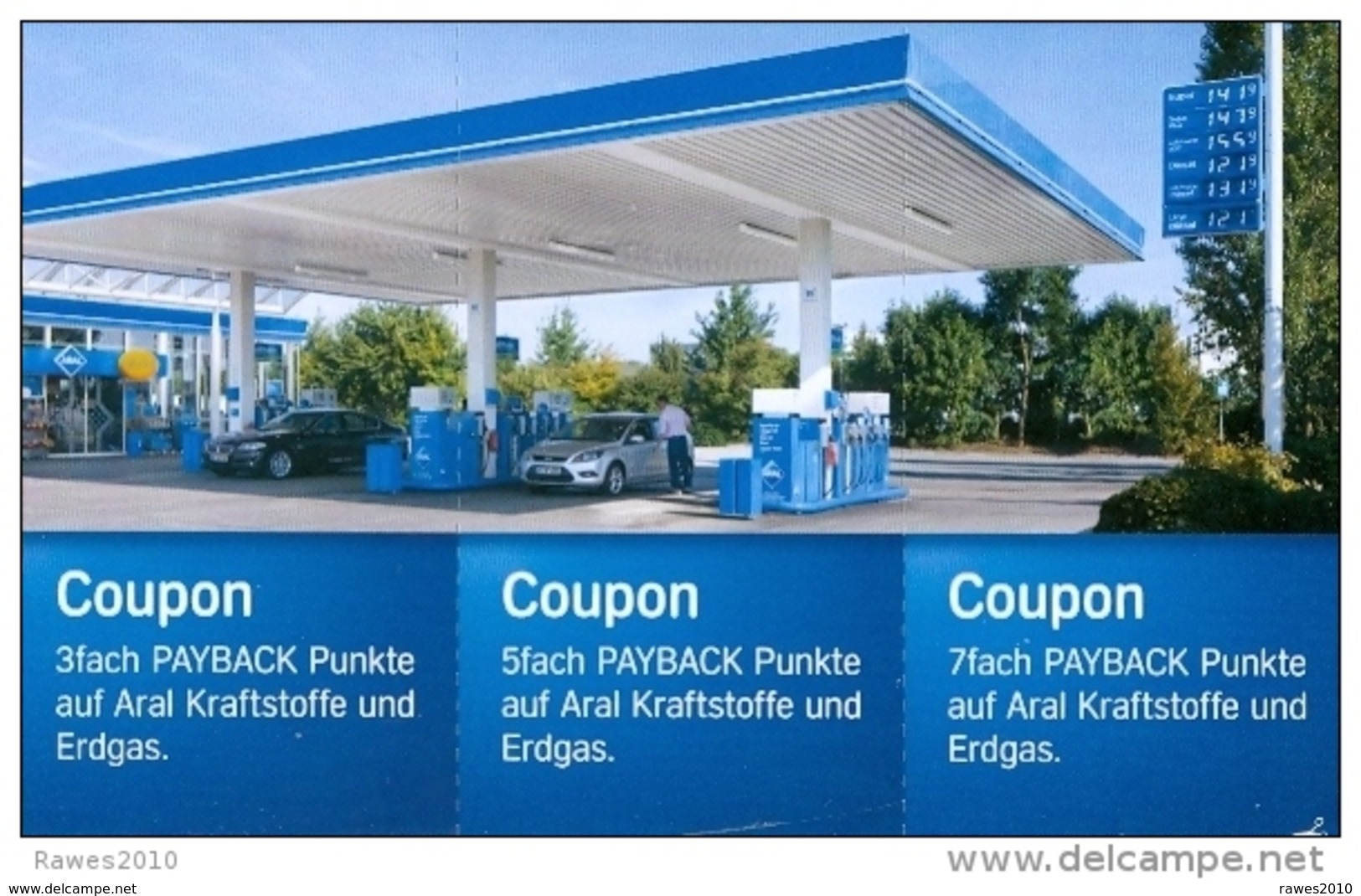 AK BRD Aral Tankstelle + Autos Coupon-Kraftstoffe Und Erdgas - Sonstige & Ohne Zuordnung