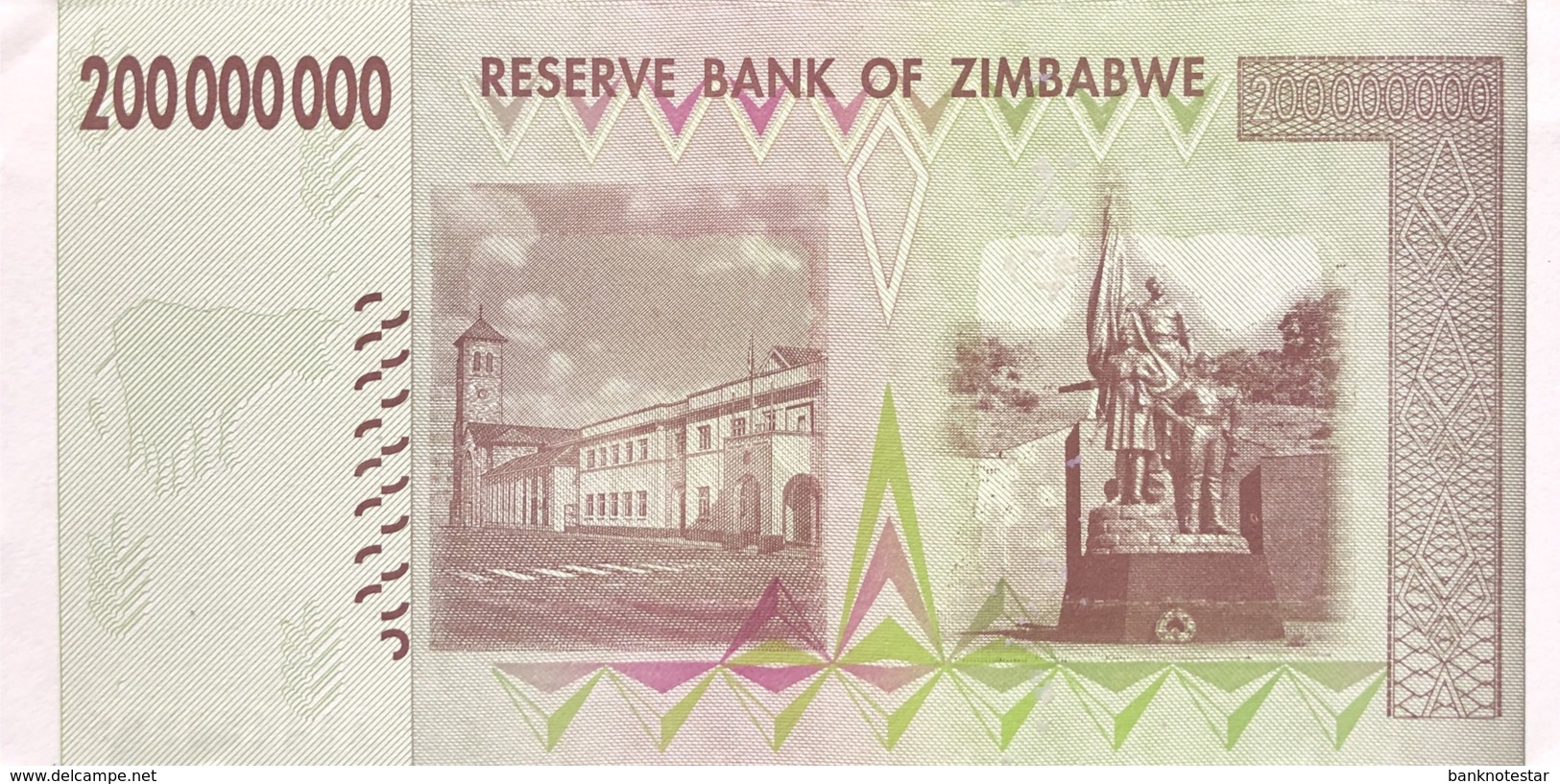 Zimbabwe 200 Million Dollars, P-81 (2008) - UNC - Simbabwe