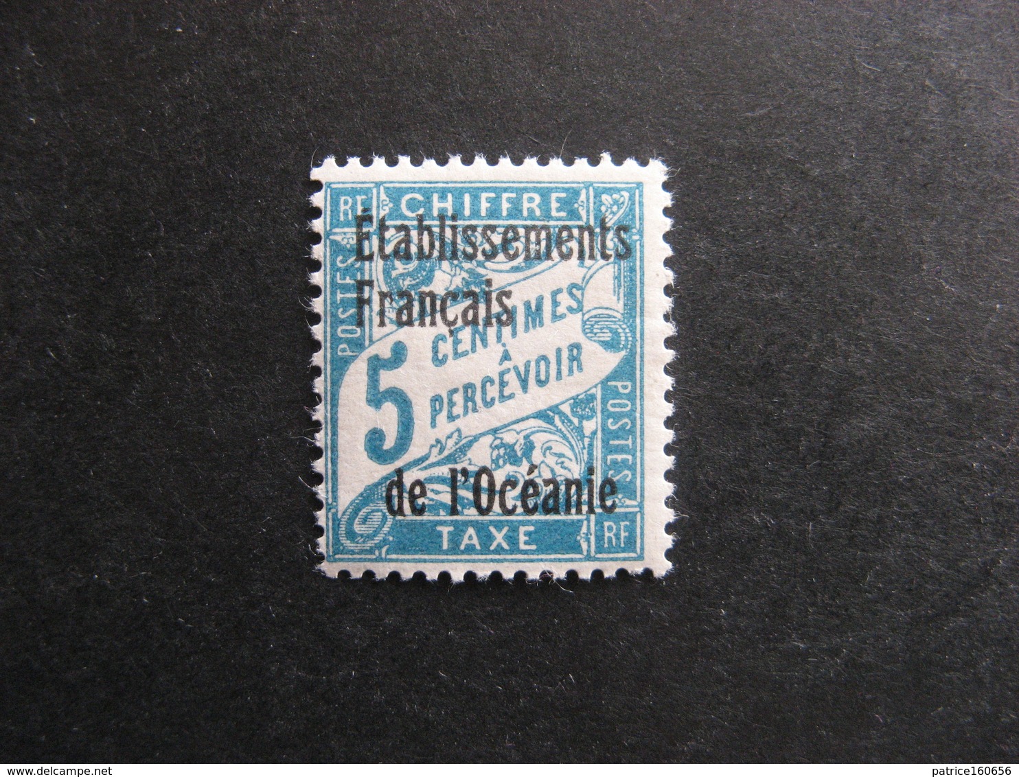 Etabl. De L'OCEANIE:  TB Timbre-taxe N° 1, Neuf X. - Timbres-taxe