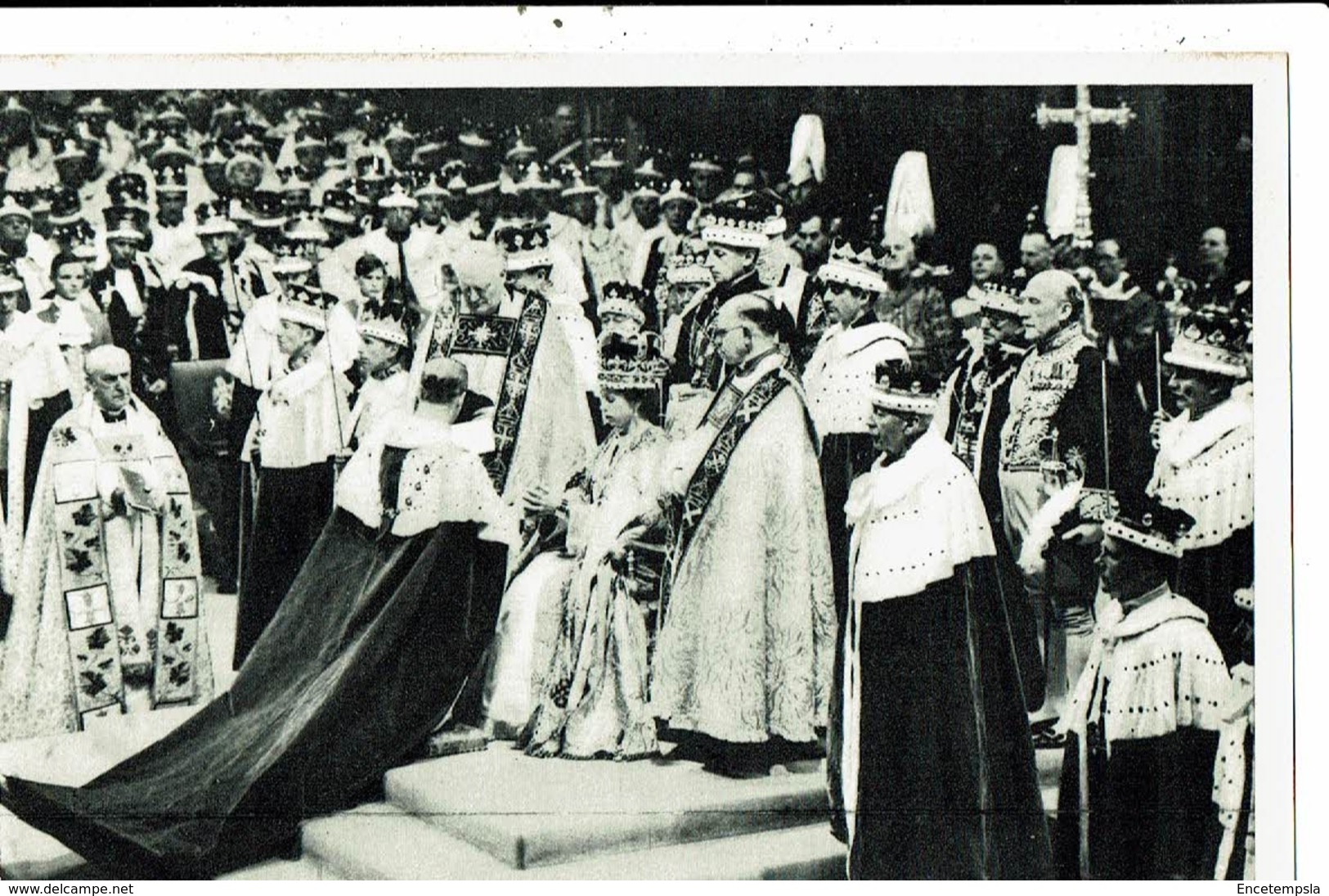 CPA-Carte Postale-Royaume-Uni- Couronnement D'Elisabeth II Le Duc S'incline Devant La Reine 1953-VM9920 - Familles Royales