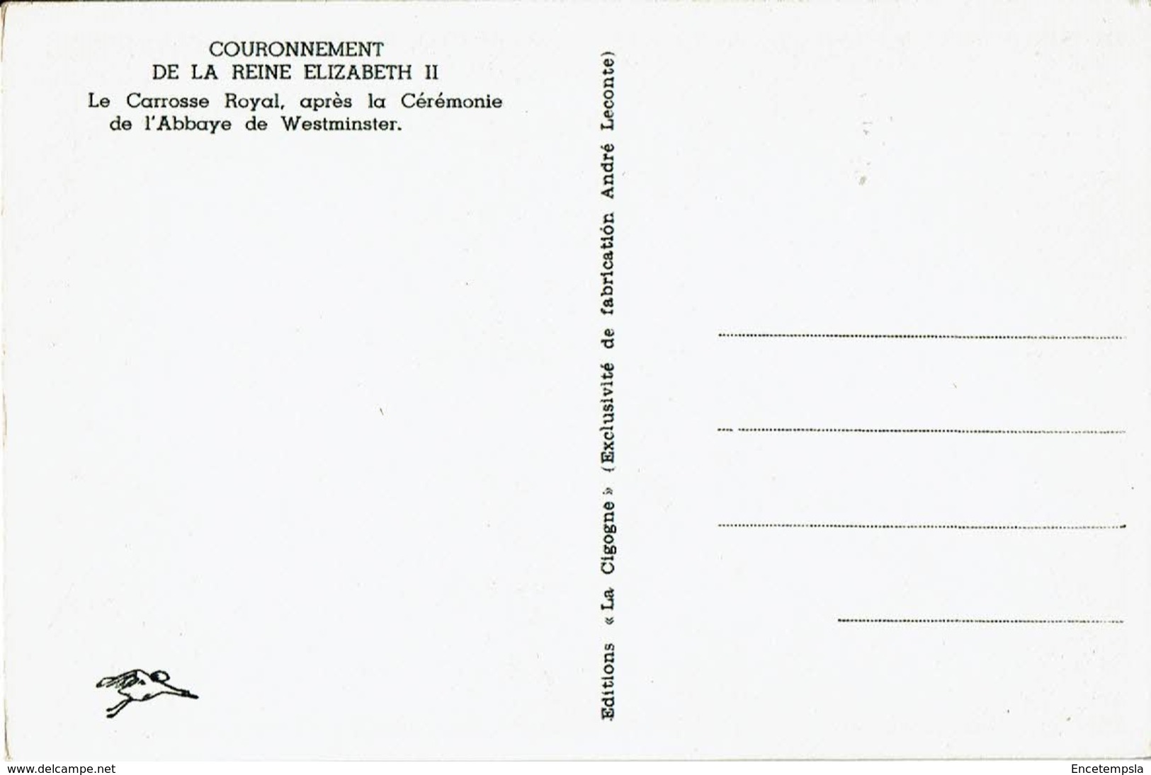 CPA-Carte Postale-Royaume-Uni- Couronnement D'Elisabeth II Le Carrosse Royal  1953-VM9922 - Royal Families