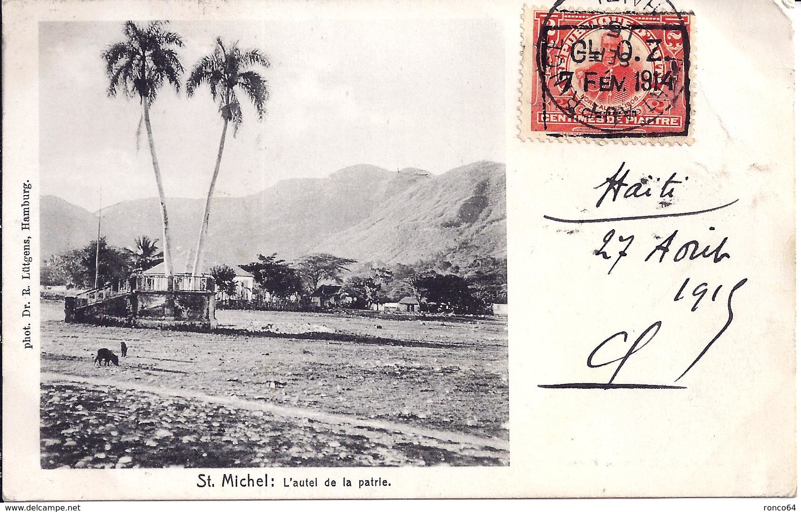 HAITI.SAINT MICHEL, AUTEL De La PATRIE. - Haïti