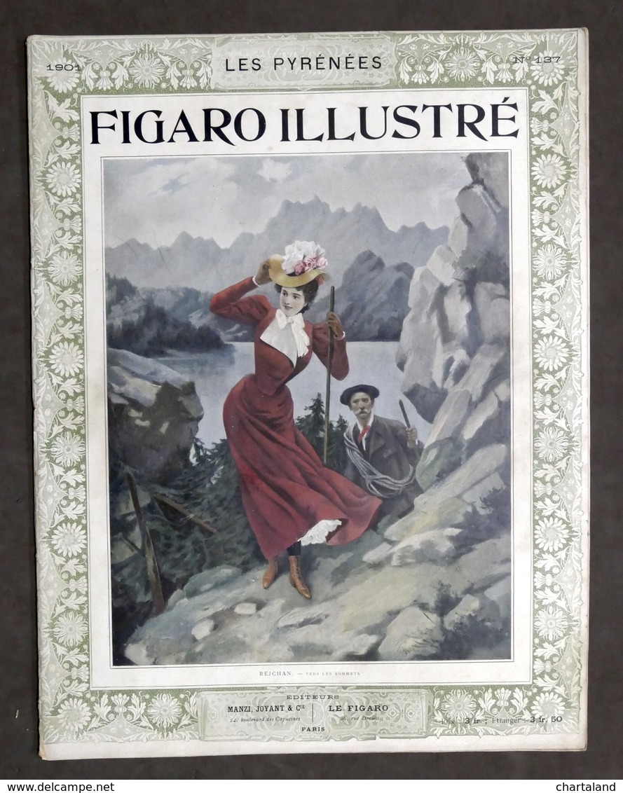 Rivista D'epoca - Figaro Illustrè - N. 137 - Agosto 1901 - Les Pyrenées - Non Classificati