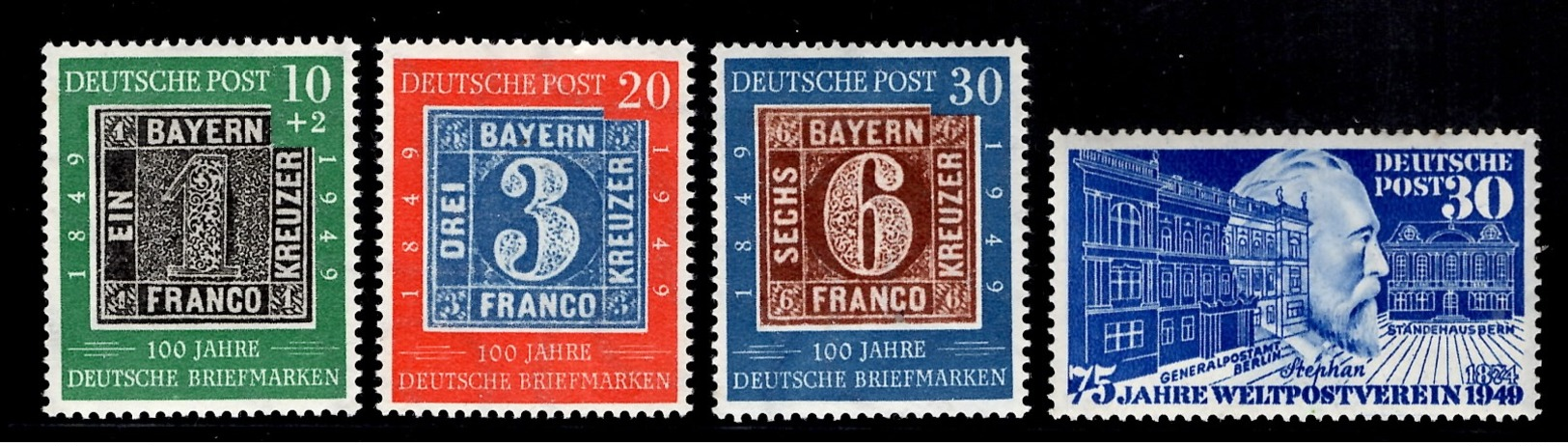 Allemagne/Bizone YT N° 76/78 Et 82 Neufs ** MNH. TB. A Saisir! - Sonstige & Ohne Zuordnung