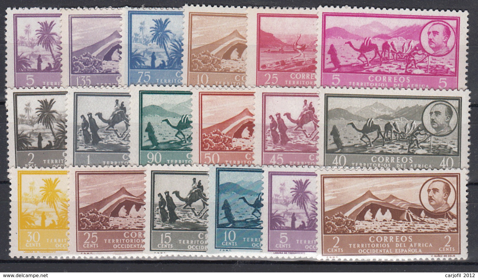 Africa Occidental Correo 1950 Edifil 3/19 ** Mnh - Otros & Sin Clasificación