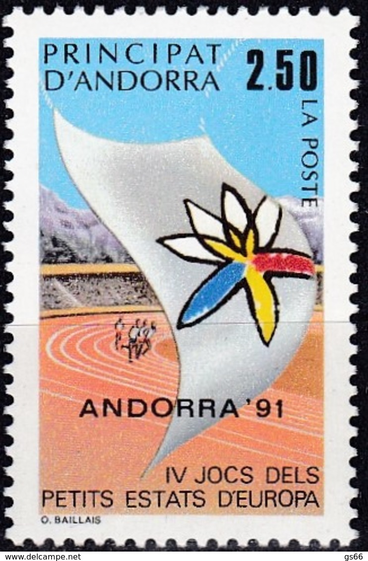 Andorra, Fr., 1991,  422,  MNH **,   4. Sportspiele Der Europäischen Kleinstaaten - Ungebraucht