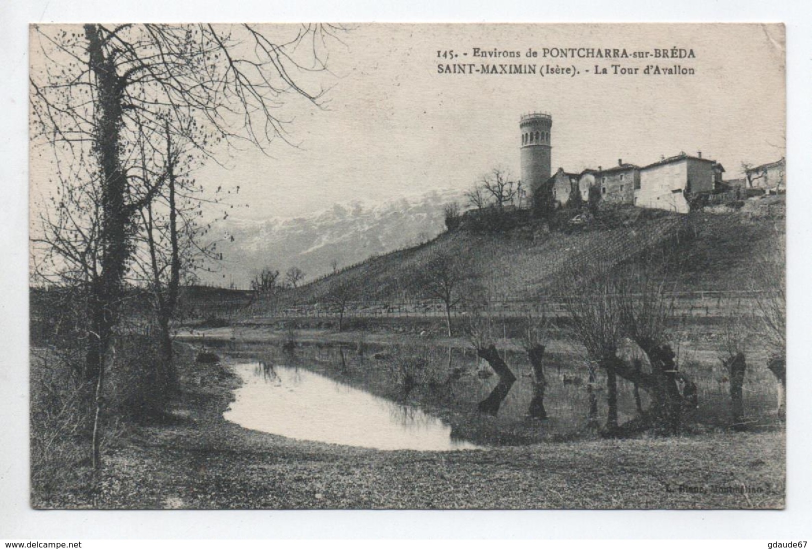 1916 - CP FM Avec CACHET MILITAIRE HOPITAL AUXILIAIRE / LES MARCHES (SAVOIE) - WW I