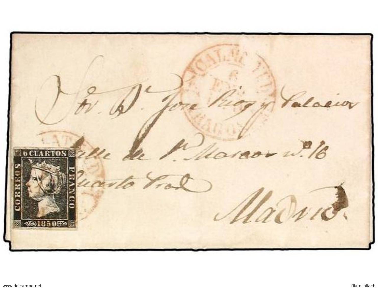 SPAIN: PREPHILATELIC MARKS  DP04 ARAGON - ...-1850 Prefilatelia