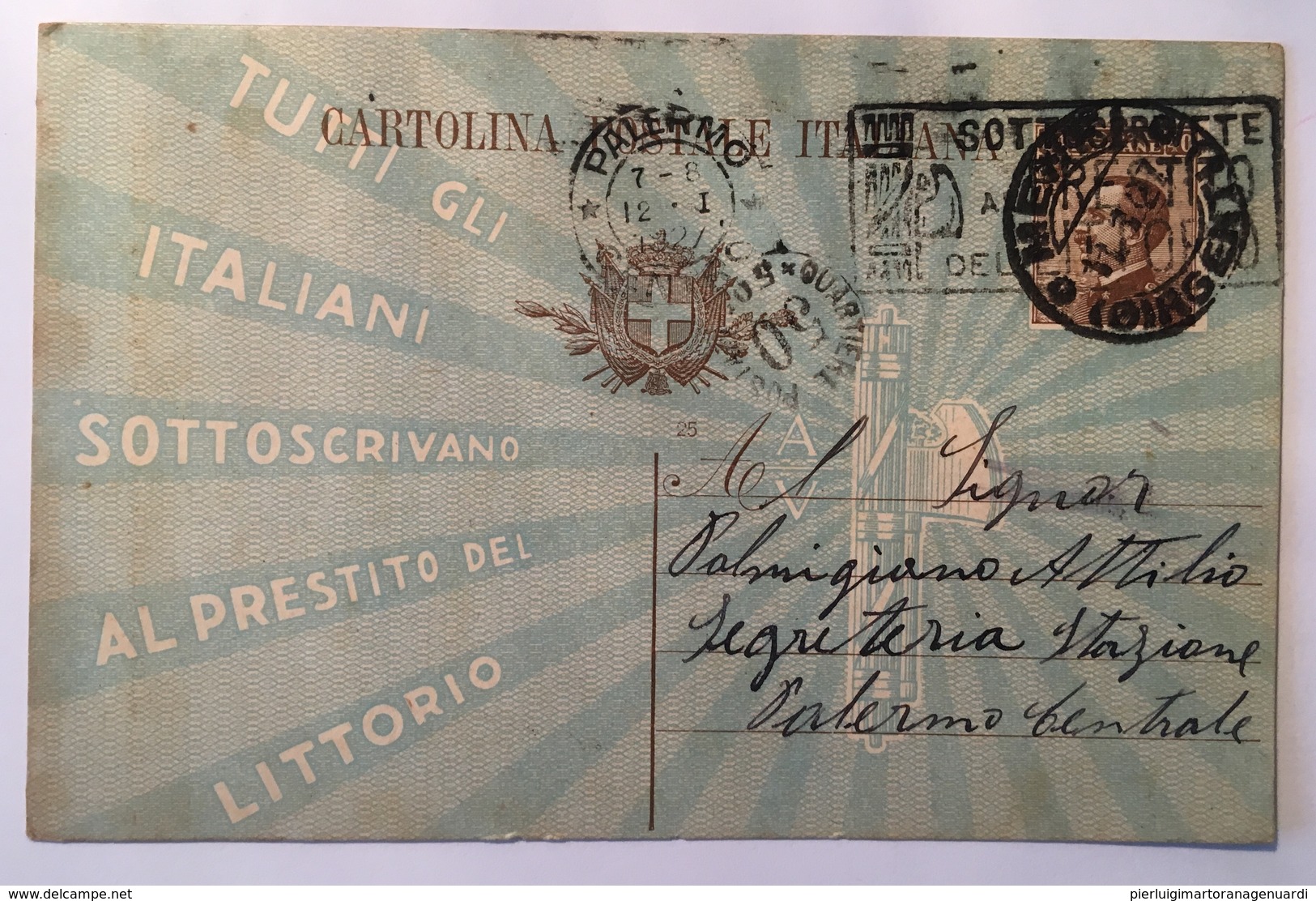 30131 B - Tutti Gli Italiani Sottoscrivano Al Prestito Del Littorio ANNO 1927 - Da Identificare