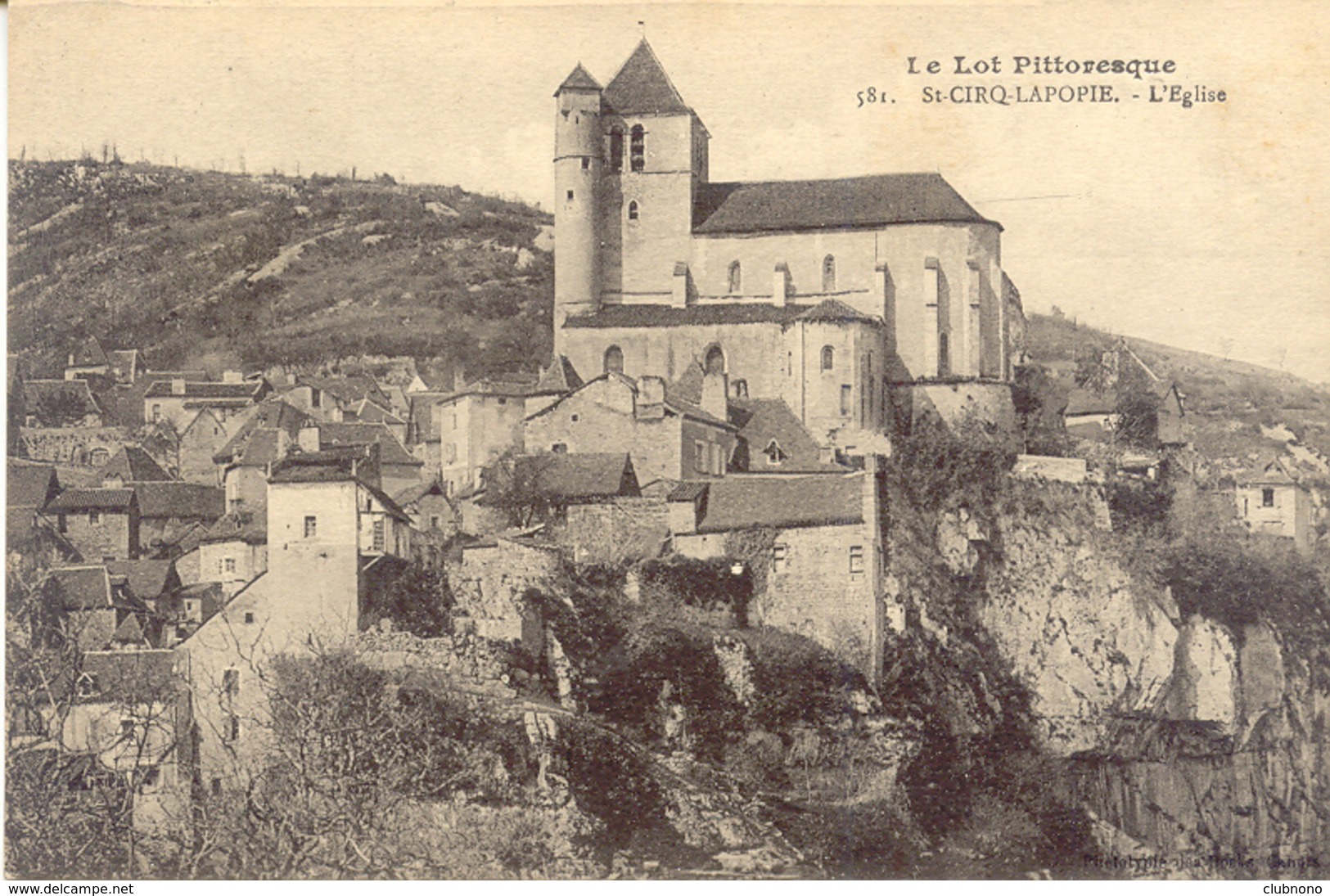 CPA - ST CIRQ-LAPOPIE - L'EGLISE - Otros & Sin Clasificación