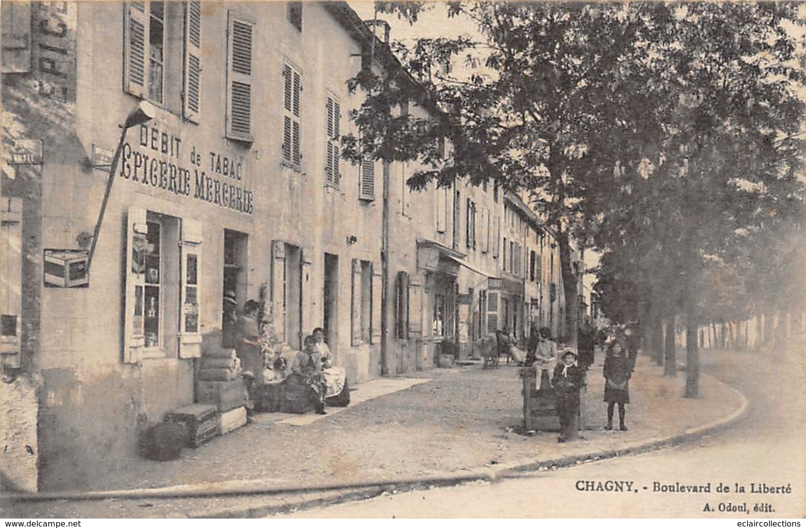 Chagny      71      Boulevard De La Liberté.  Tabac Epicerie Mercerie         (voir Scan) - Chagny