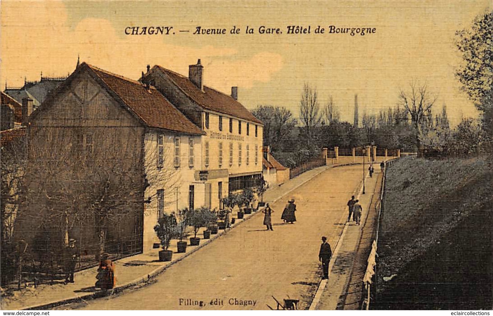 Chagny      71       Avenue De La Gare . Hôtel De Bourgogne         (voir Scan) - Chagny