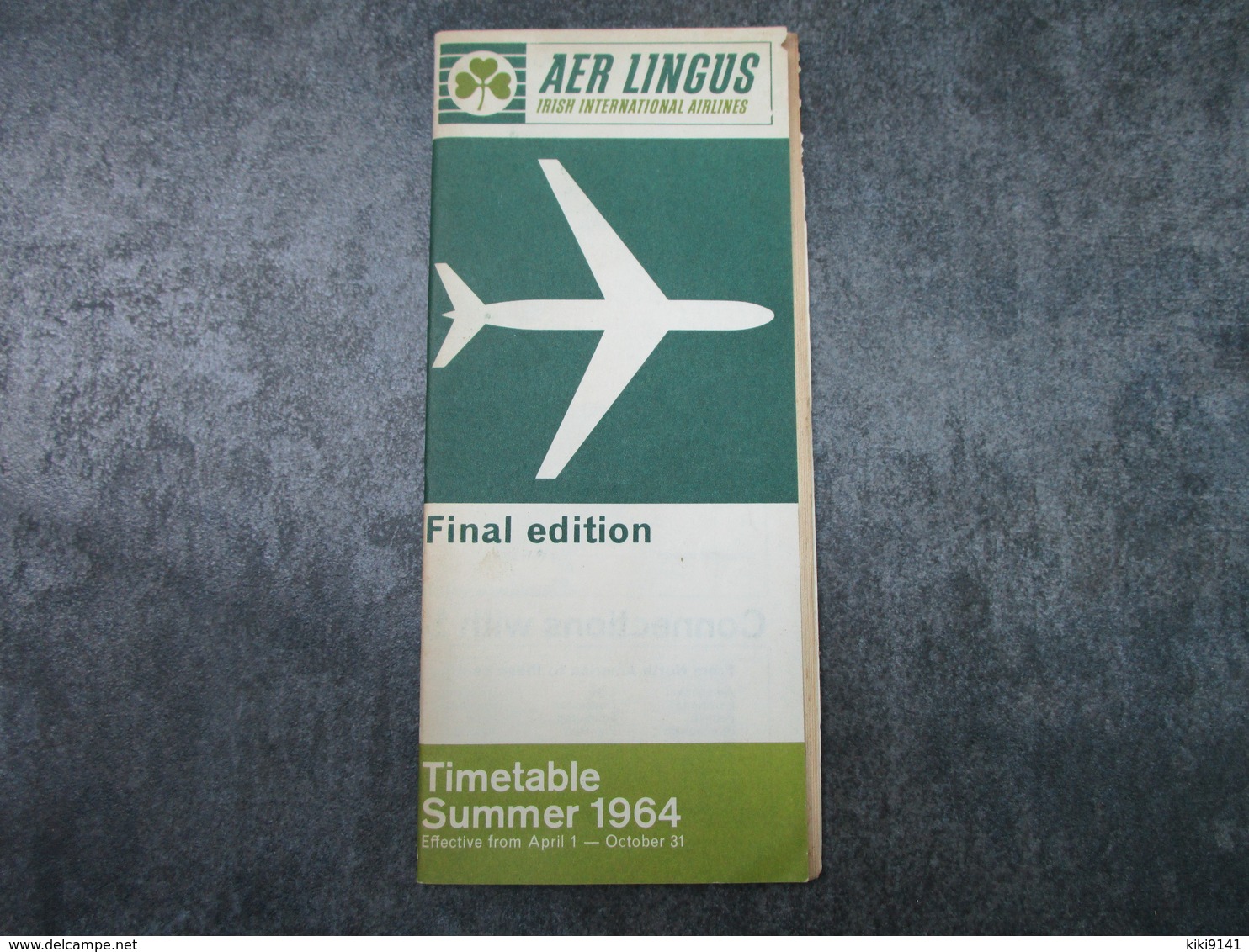 AER LINGUS - Final édition - Timetable Summer 1964 (28 Pages) - Horaires