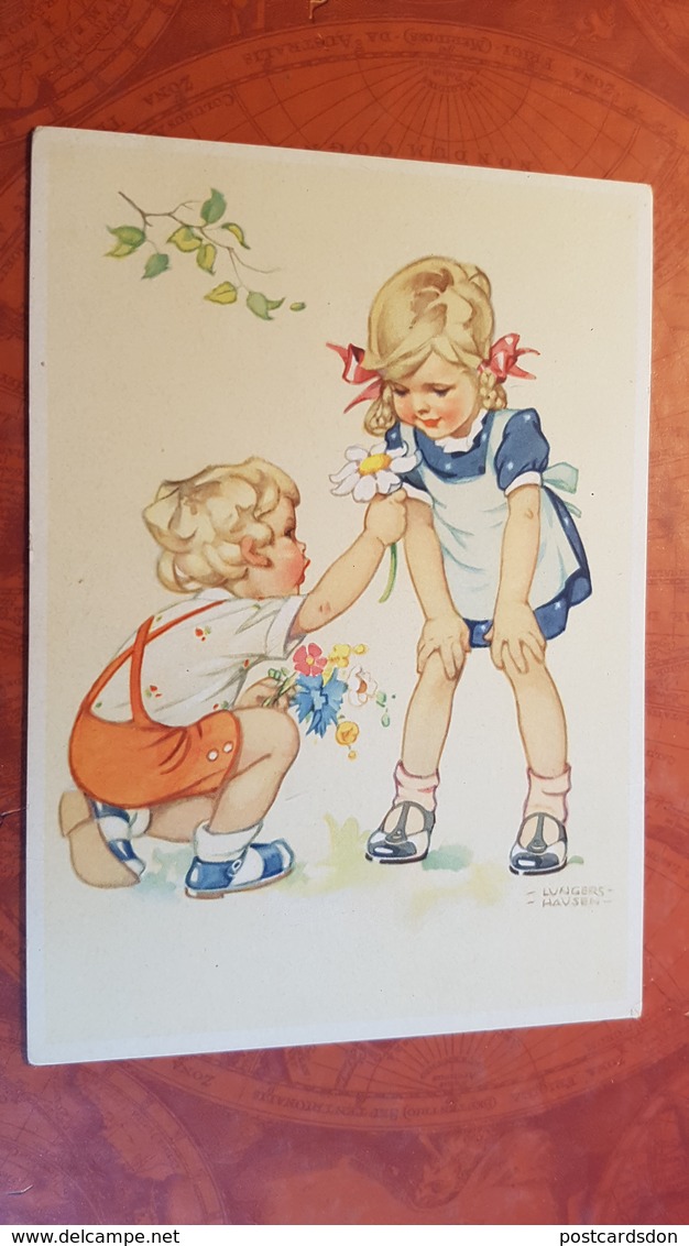 DDR Postcard - Humour - Little Boy And Girl - Lungers Hausen - Hausen, Lungers