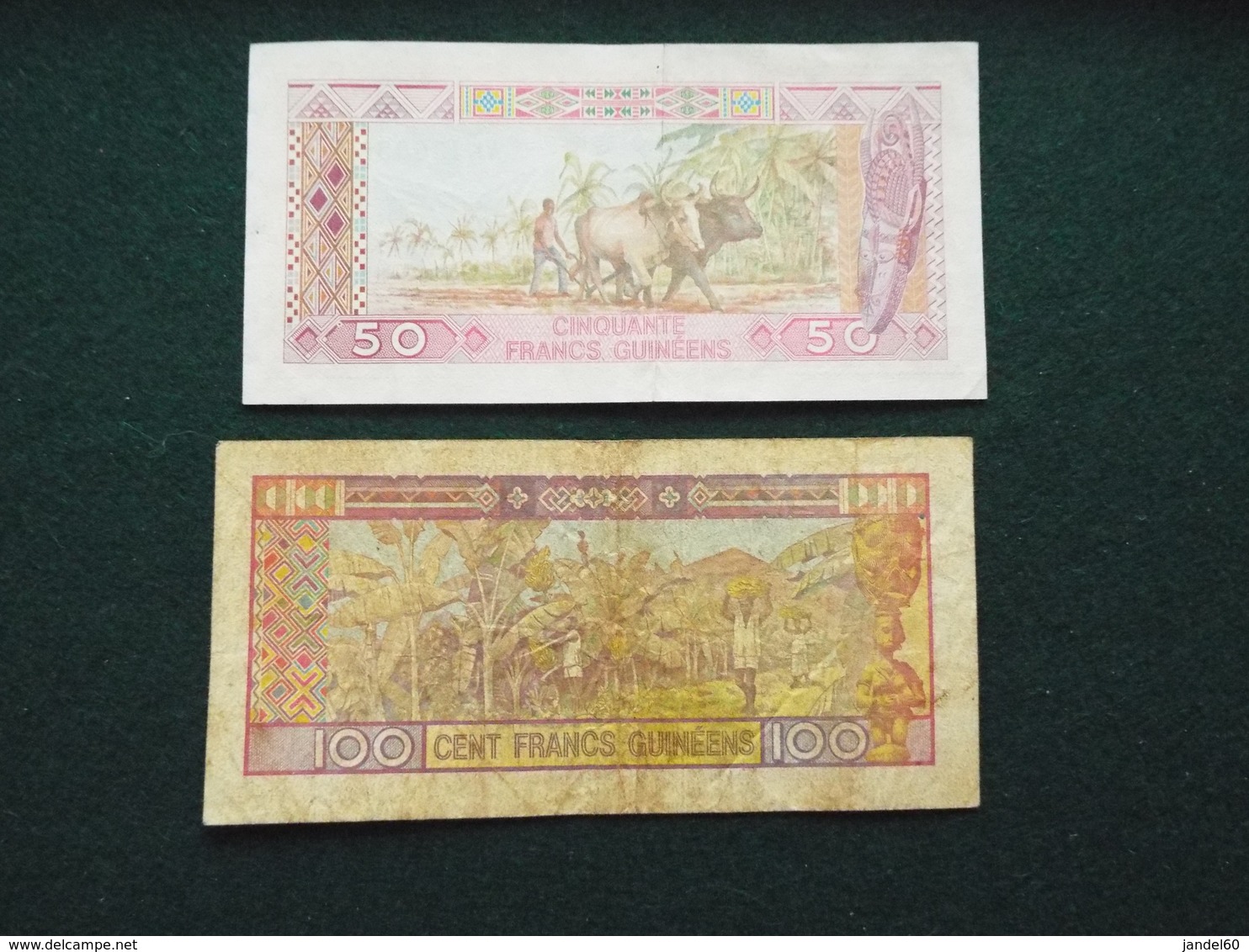 LOT 2 BILLETS GUINEE - Guinée