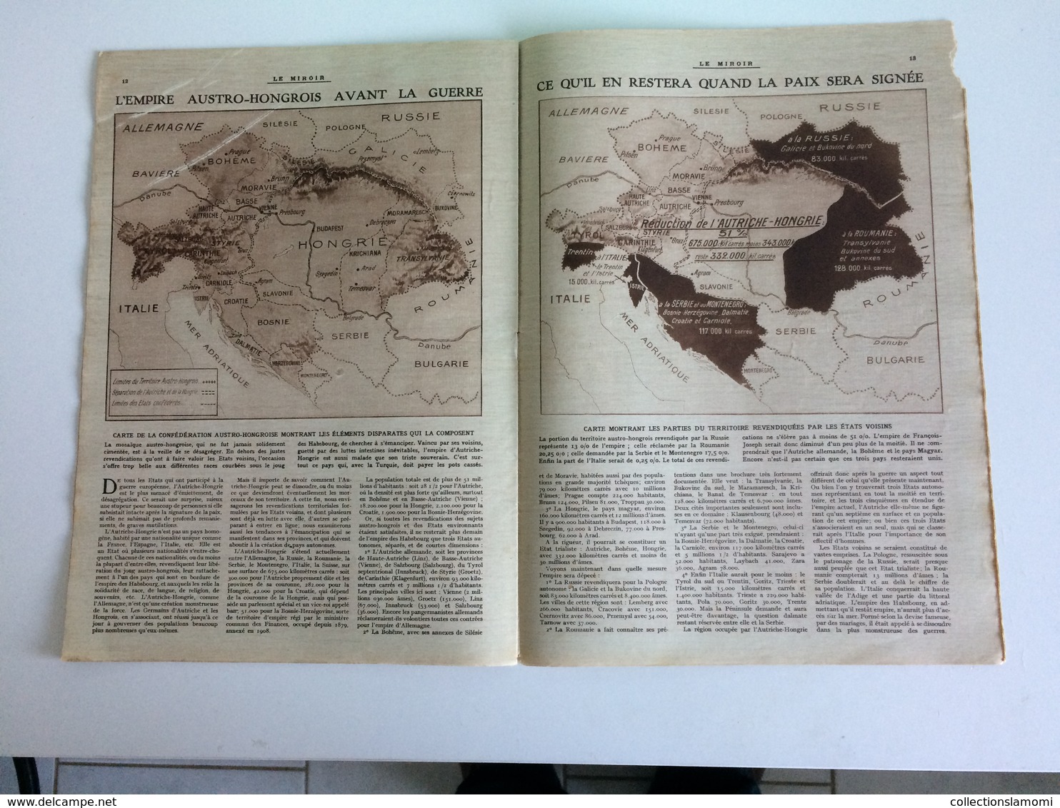 Le Miroir, Guerre 1914-1918 - Hebdomadaire n°65 - 21.2.1915 - Le Monde en Guerre