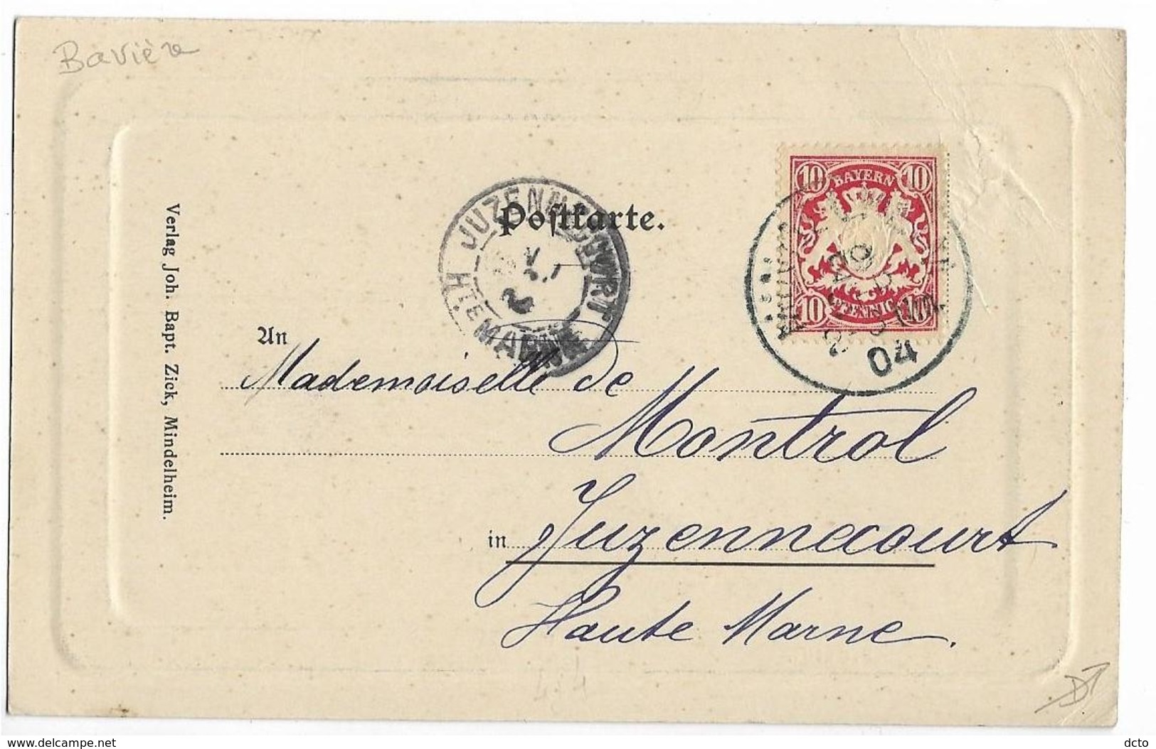 MINDELHEIM  Linden-Allee Mit Herrgott-Ruhkapelle, Ed. Zick, Envoi 1904 - Mindelheim