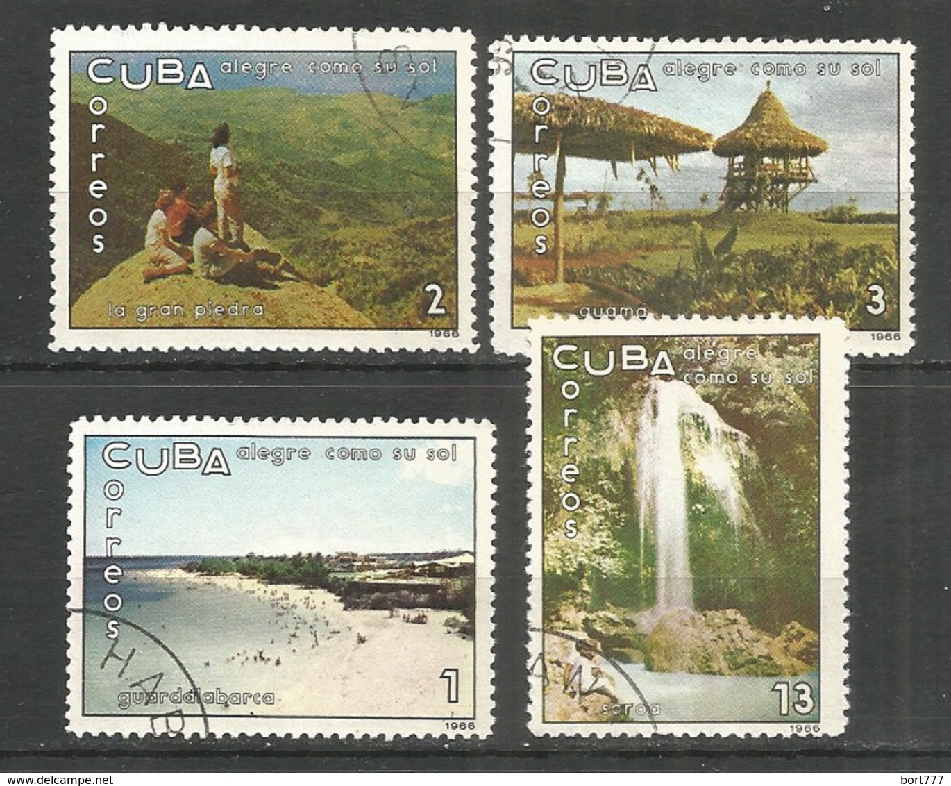 Caribbean 1966 Year , Used Stamps Set - Usati