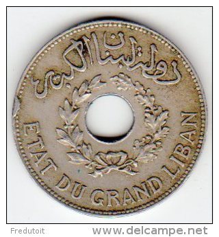 GRAND LIBAN - 1936 - 1 PIASTRE - Libano