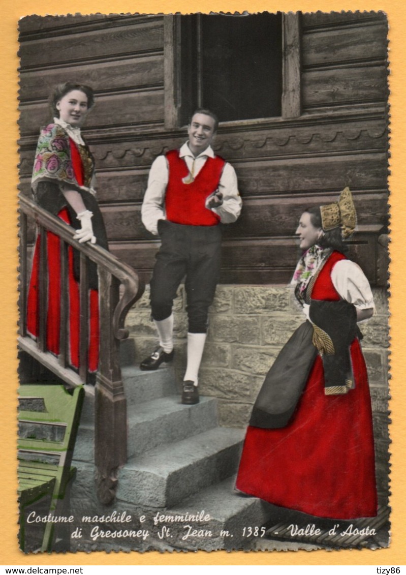 Costume Maschile E Femminile Di Gressoney St. Jean - Valle D'Aosta - Andere & Zonder Classificatie