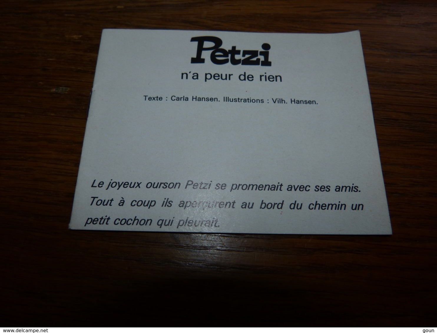 BC4-2-0 Petzi N'a Peur De Rien Format 11x8,5cm Livret 4 ? - Petzi