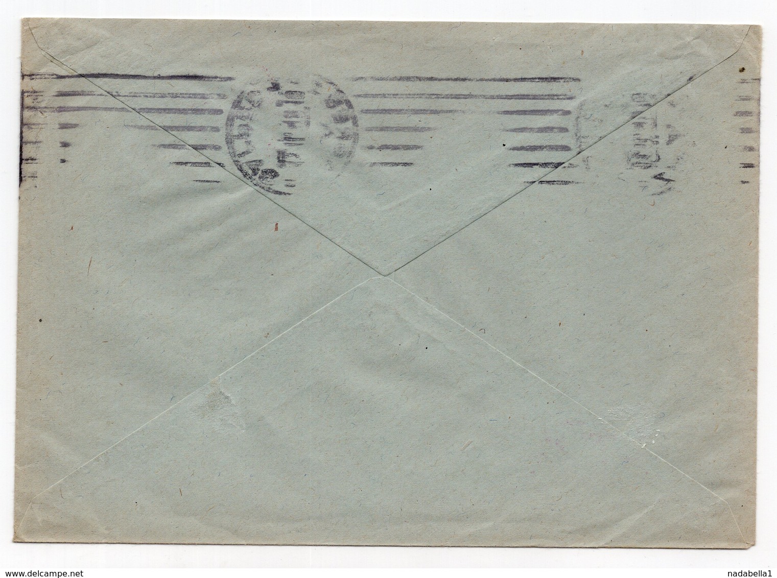 1949 YUGOSLAVIA, CROATIA, ZAGREB, OFFICIAL LETTER, RED POST MARK, CITY TELEPHONE ZAGREB - Covers & Documents