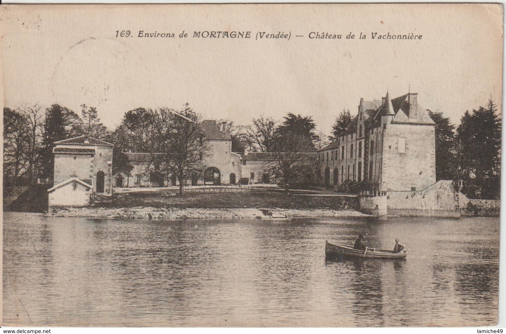 Environs De MORTAGNE (Vendée) Château De La Vachonnière Circulée 1929 - Mortagne Sur Sevre