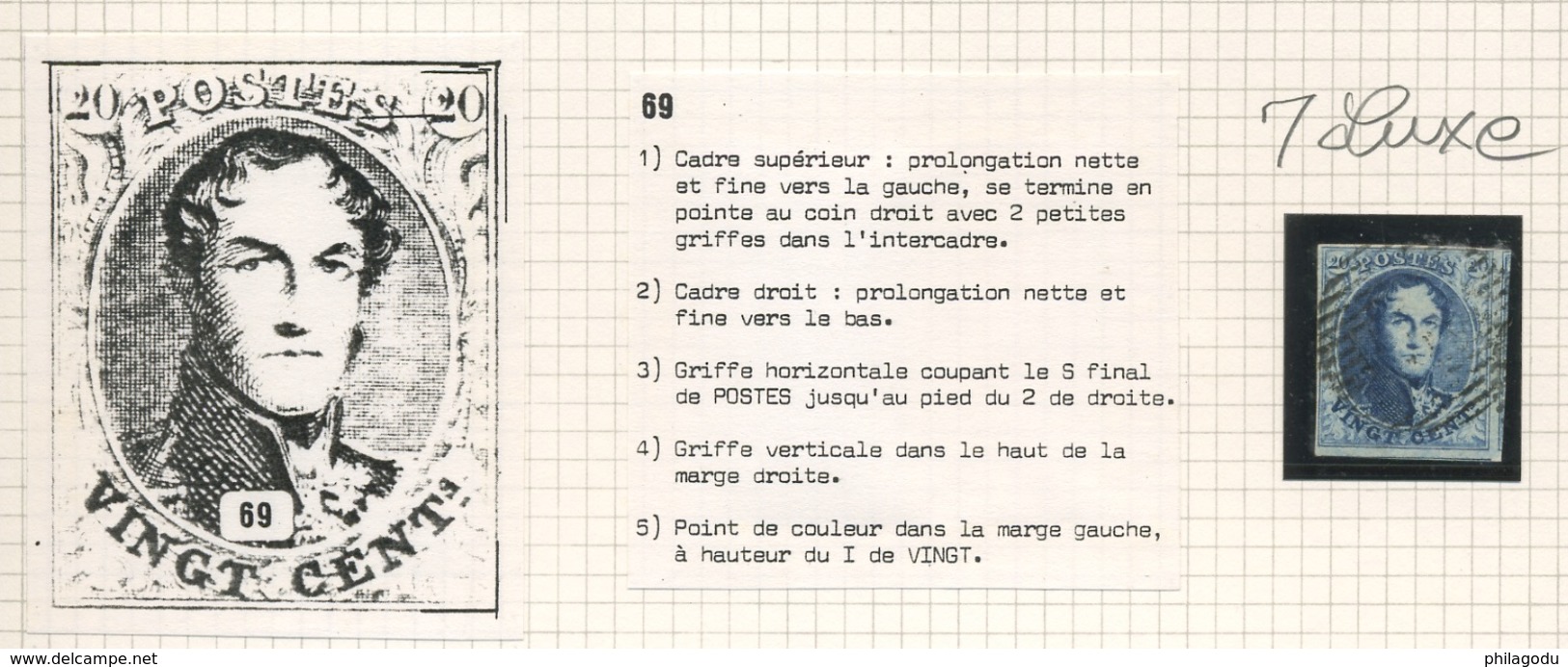 7. LUXE Avec Grand Voisin. Planche 69. Selon Catalogue Balasse - 1865-1866 Profile Left