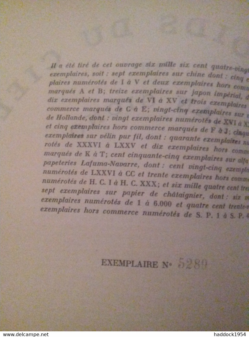 Le Poids Du Ciel JEAN GIONO Gallimard 1938 - Astronomie