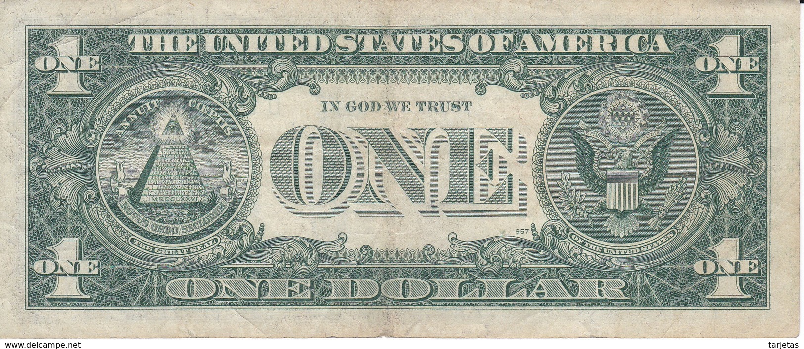 BILLETE DE ESTADOS UNIDOS DE 1 DOLLAR DEL AÑO 1963 LETRA D OHIO   (BANK NOTE) - Federal Reserve Notes (1928-...)