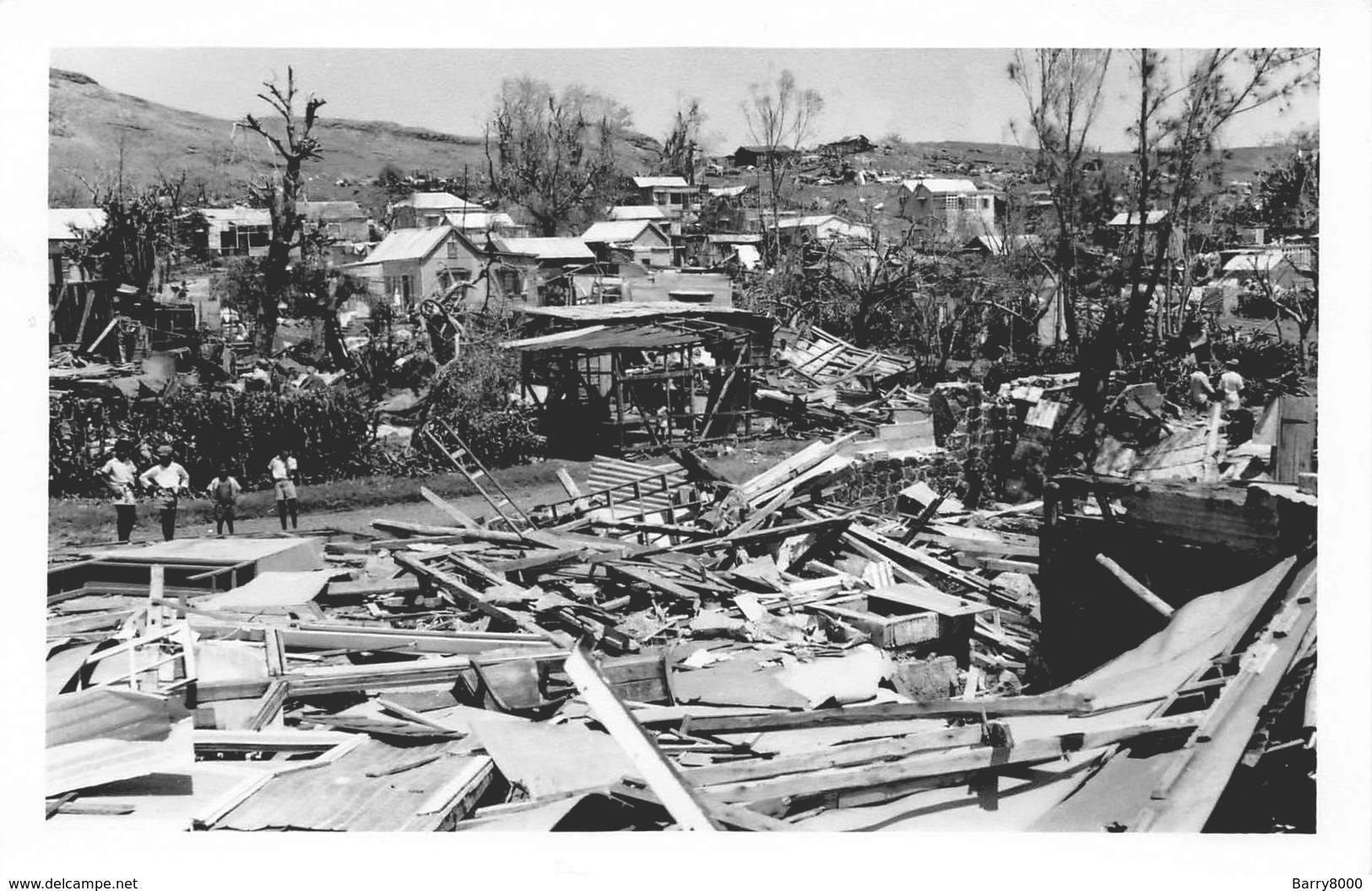 Afrika Afrique Mauritius  Photos H T Hardy Thomas  ILE MAURICE , MAURITIUS , Cyclone Carol 1960 Photo Foto    Barry 1918 - Maurice