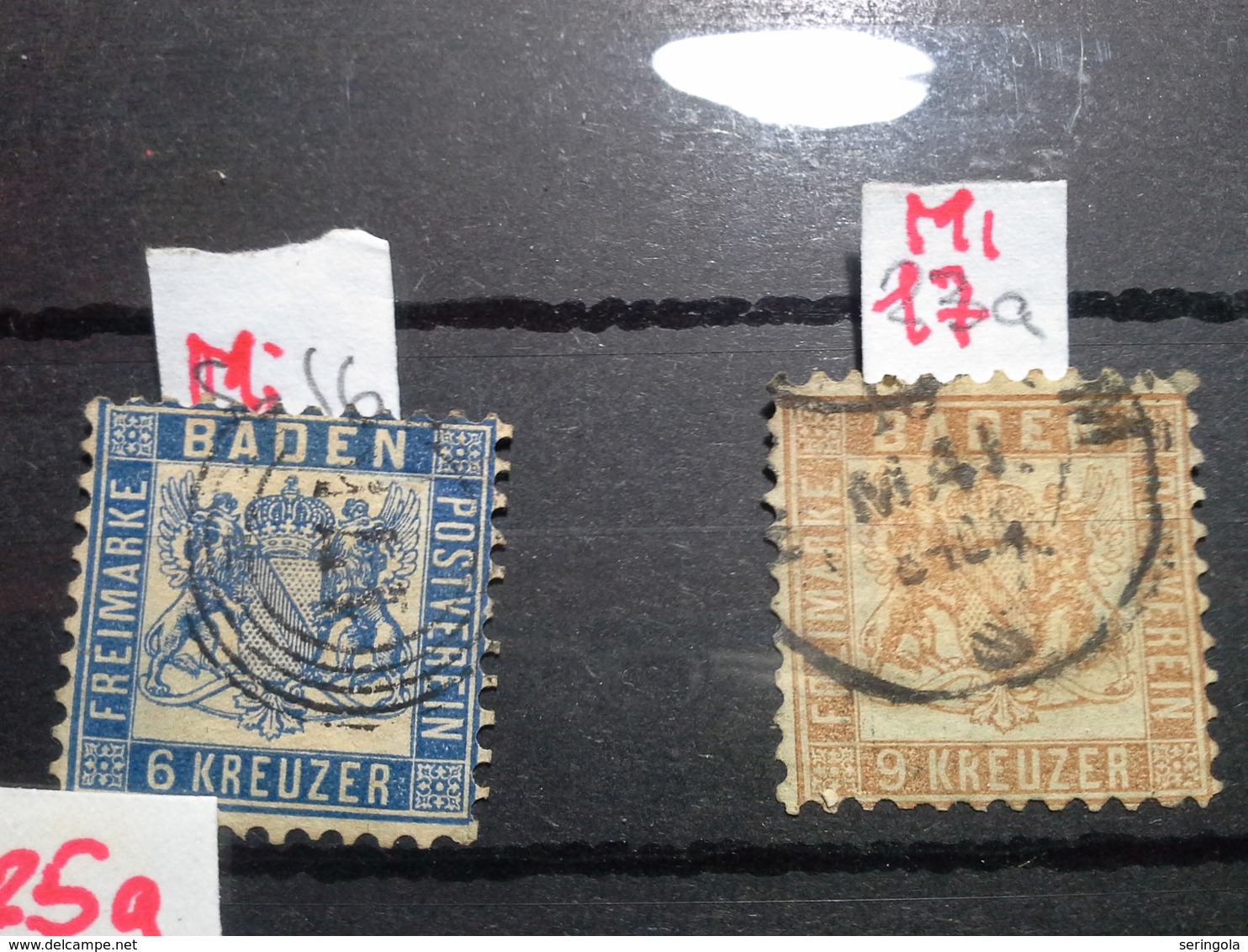 Lot stamps Germany states Baden