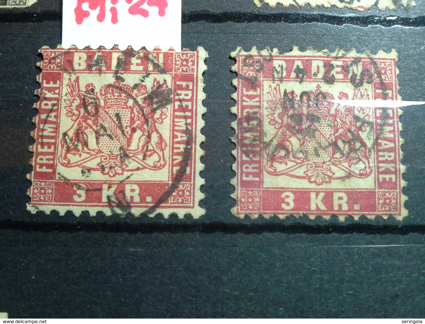 Lot stamps Germany states Baden