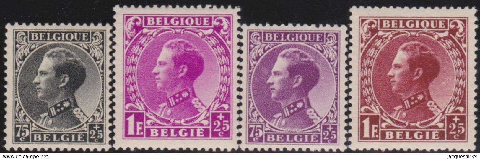 Belgie     .    OBP .     390/393      .      **    .    Postfris  .   /   . Neuf Avec Gomme Et SANS Charniere - Neufs