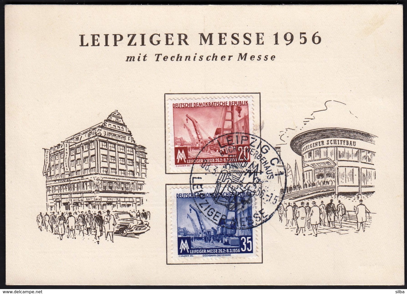 Germany Leipzig 1956 / Leipziger Messe, Fair - Andere & Zonder Classificatie