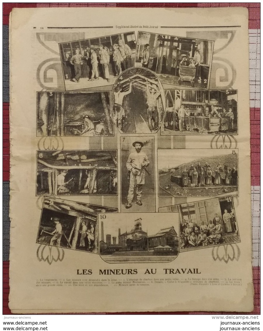 1920 LE PETIT JOURNAL - LES MINEURS DU NORD - LENS - CACHEUX - DENIN - Altri & Non Classificati