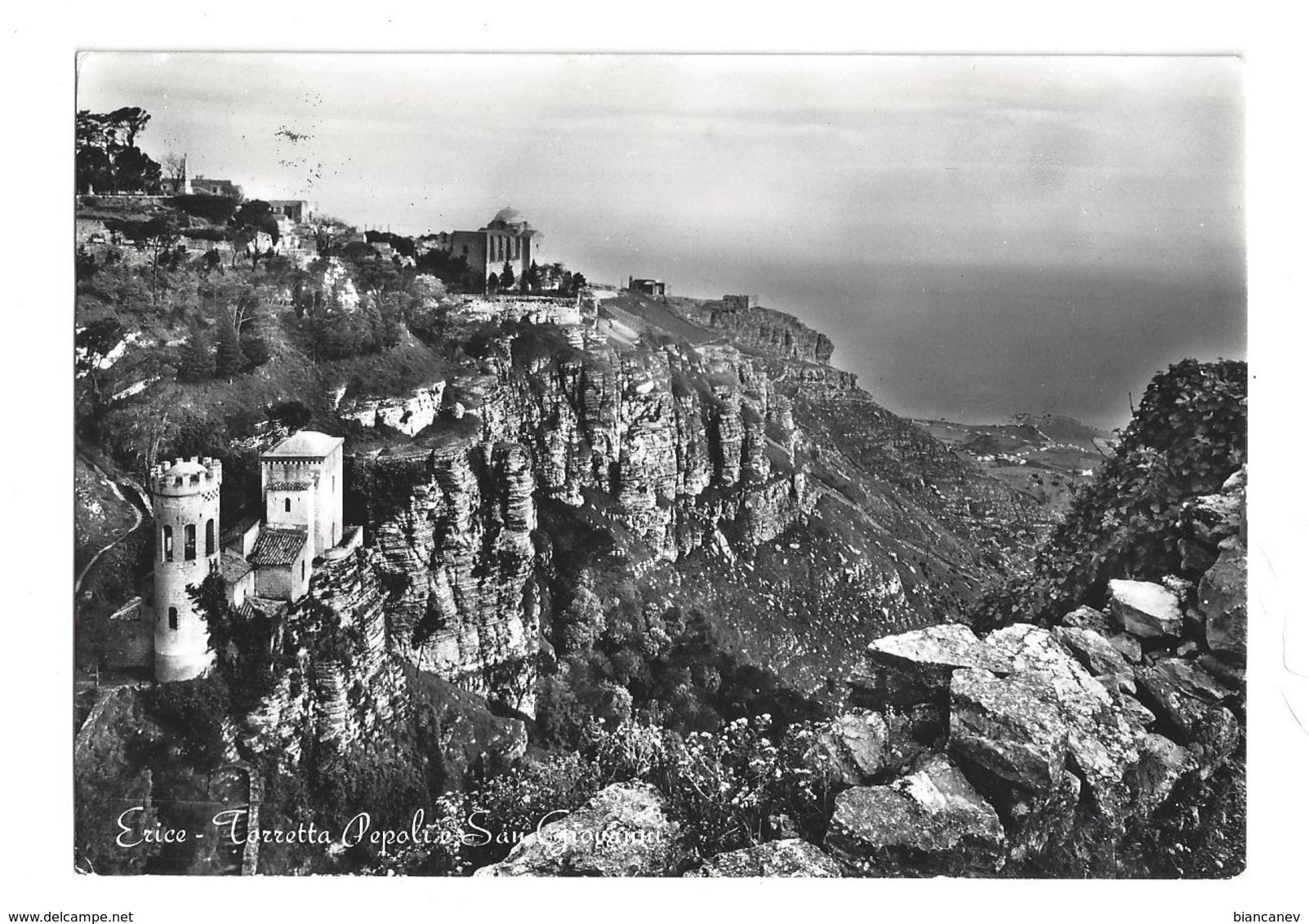 CARTOLINA DI ERICE - TRAPANI - 2 - Trapani