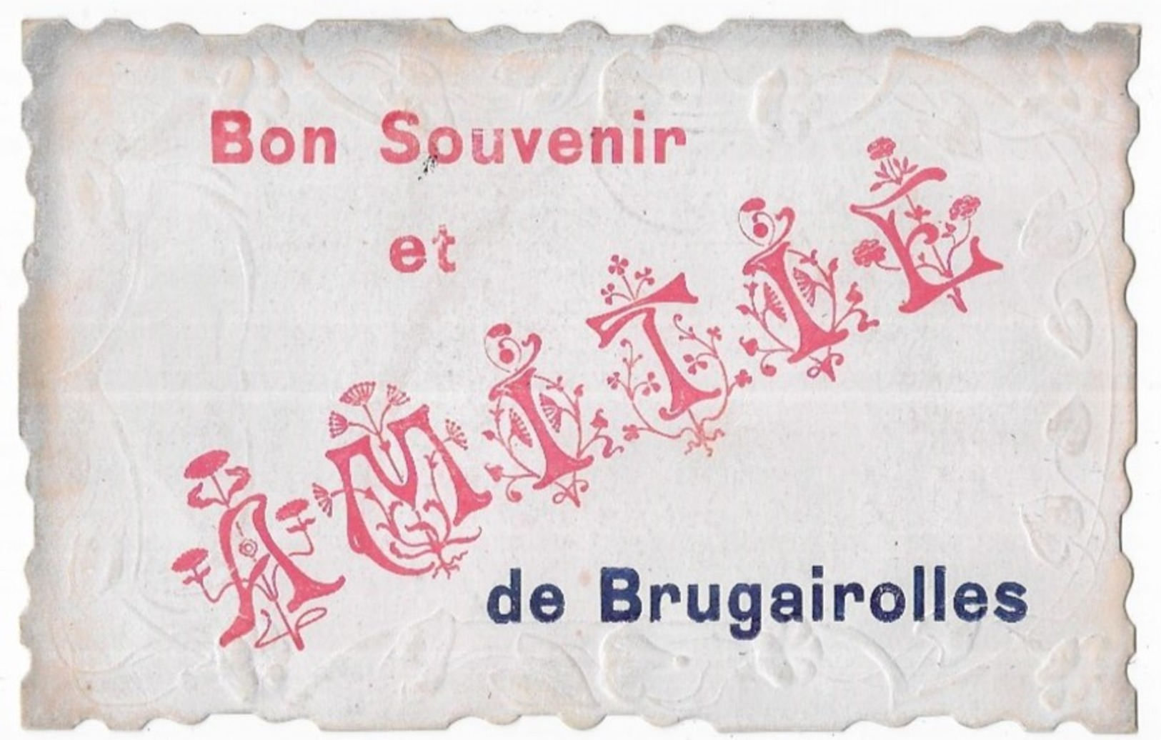 Brugairolles Bon Souvenir Et Amitié De Brugairolles - Autres & Non Classés