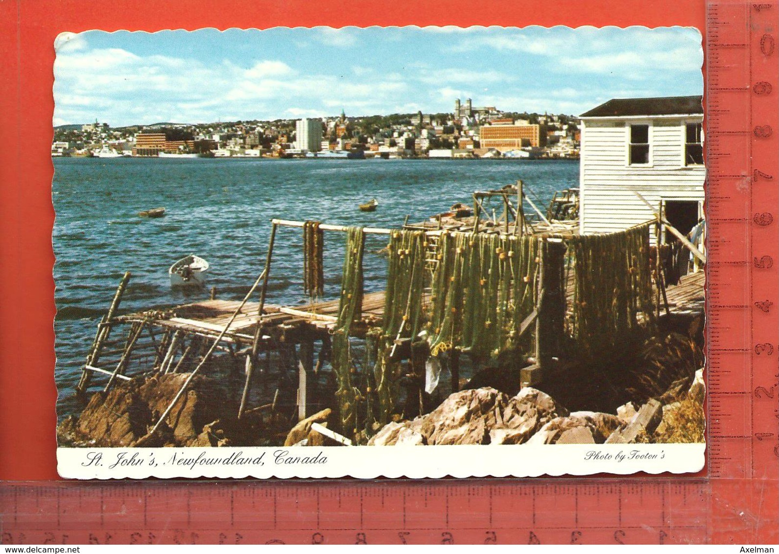 CPM  CANADA TERRE-NEUVE & LABRADOR : St. John's, Fishing Nets - St. John's