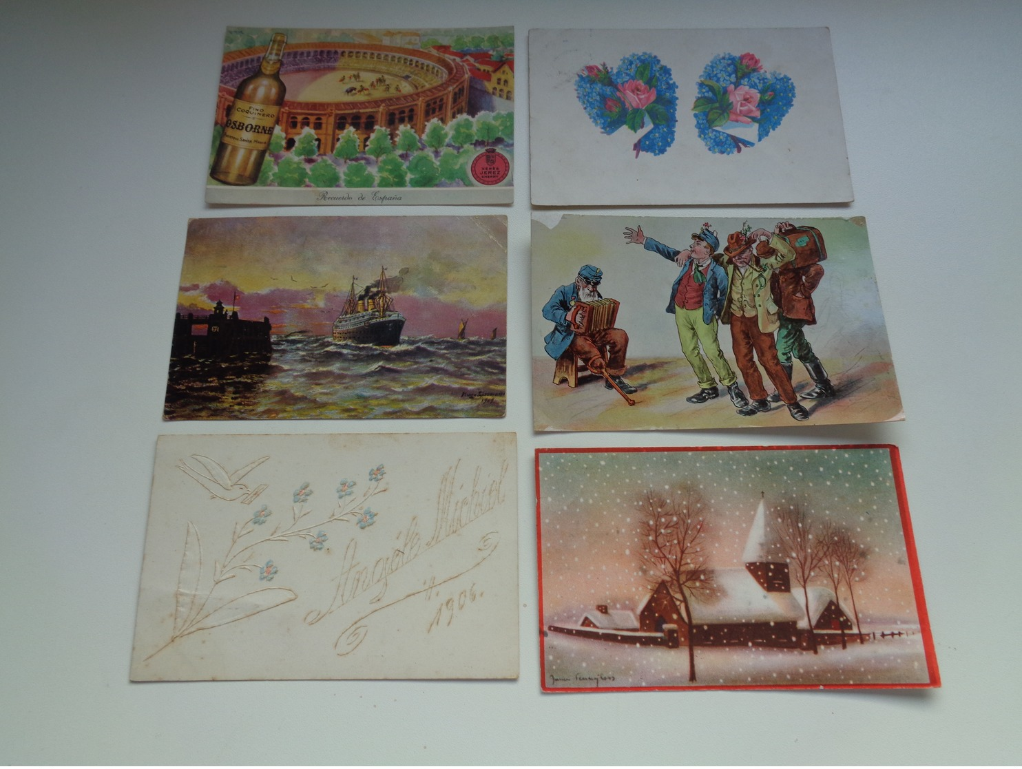 Beau Lot De 60 Cartes Postales De Fantaisie      Mooi Lot Van 60 Postkaarten Fantasie   - 60 Scans - 5 - 99 Postkaarten