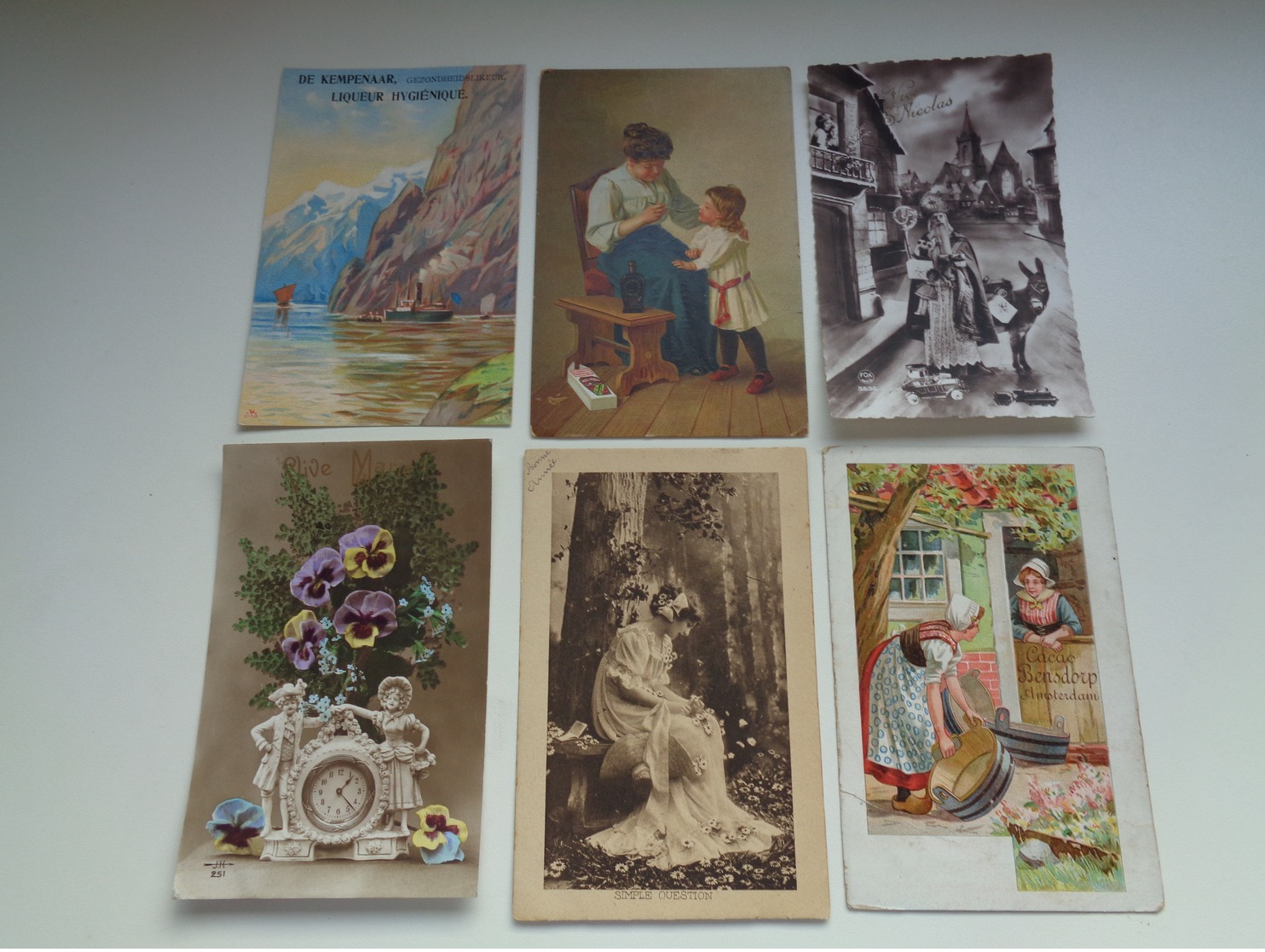 Beau Lot De 60 Cartes Postales De Fantaisie      Mooi Lot Van 60 Postkaarten Fantasie   - 60 Scans - 5 - 99 Postkaarten