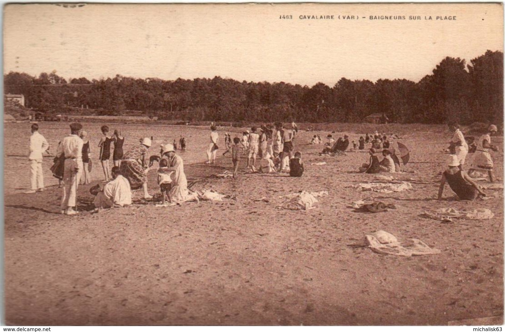 41thks 1527 CPA - CAVALAIRE SUR MER - BAIGNEURS SUR LA PLAGE - Cavalaire-sur-Mer