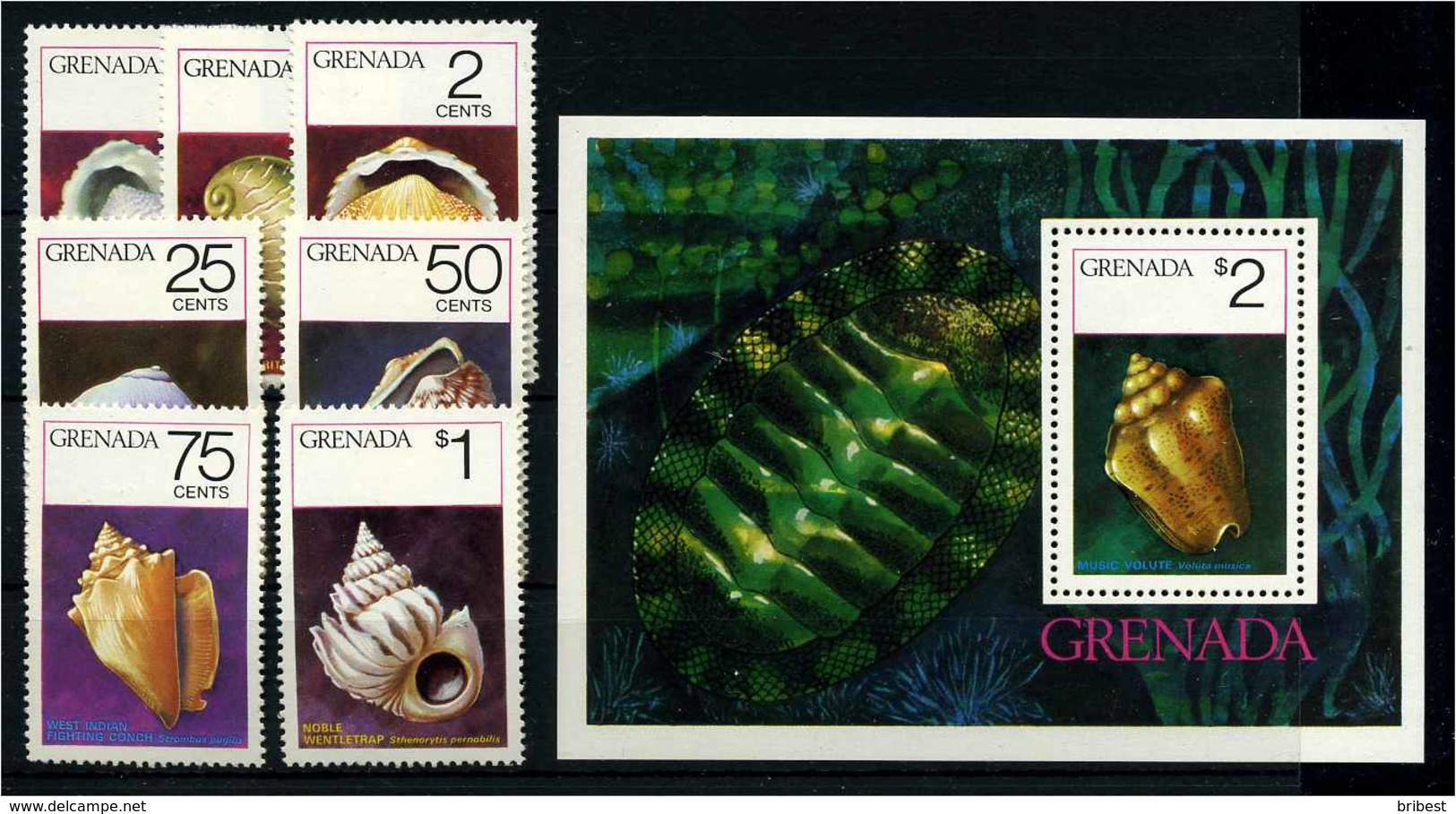 GRENADA 1975 Nr 685-691 Postfrisch (110236) - Umweltschutz Und Klima