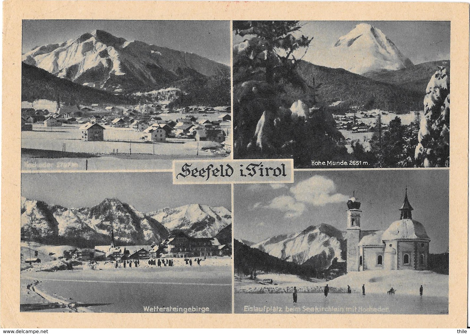 SEEFELD  I. Tirol - 1959 - Seefeld