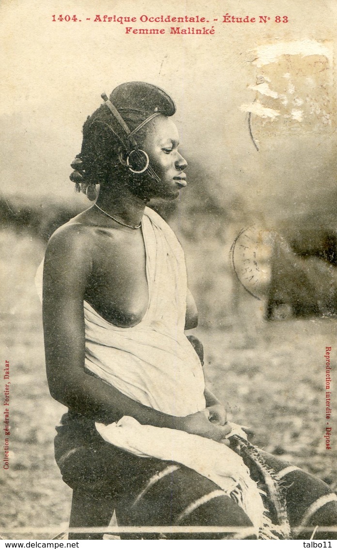 Afrique Occidentale - Etude 83 - Femme Malinké - Guinée Française