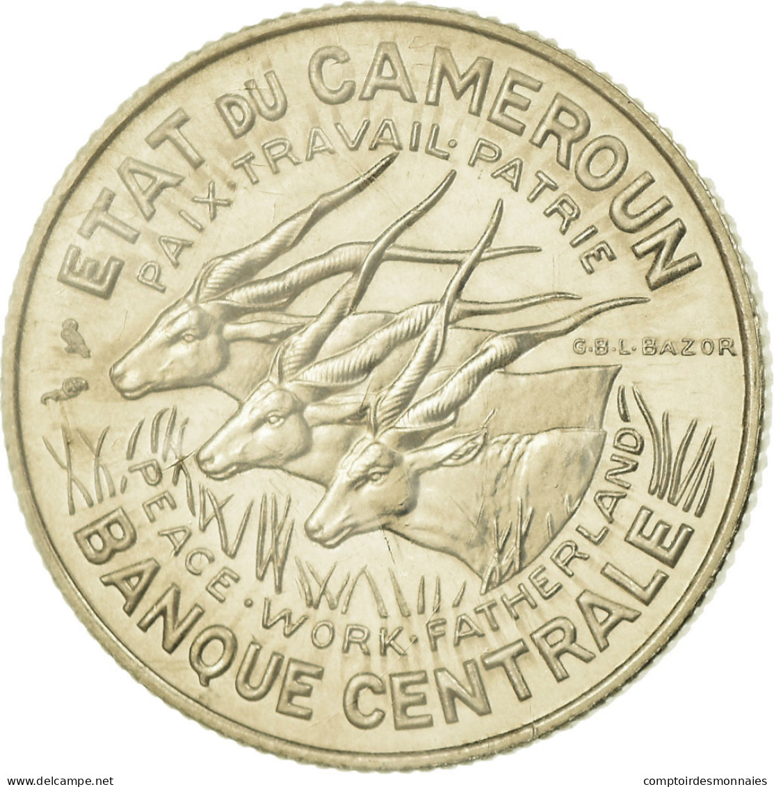 Monnaie, Cameroun, 100 Francs, 1966, Paris, ESSAI, FDC, Nickel, KM:E11 - Cameroun