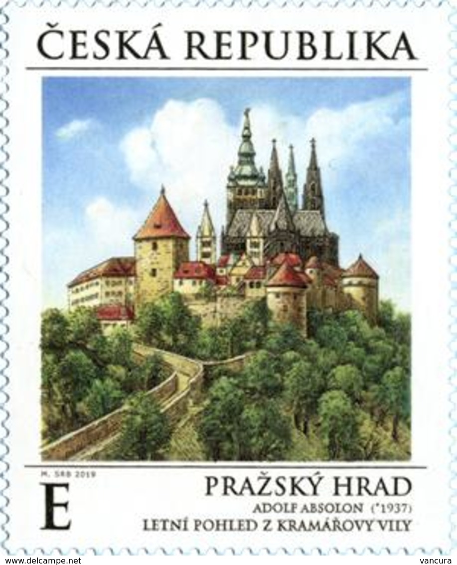 ** 1027 - 8 Czech Republic Prague Castle In Seasons Of The Year 2019 - Unused Stamps