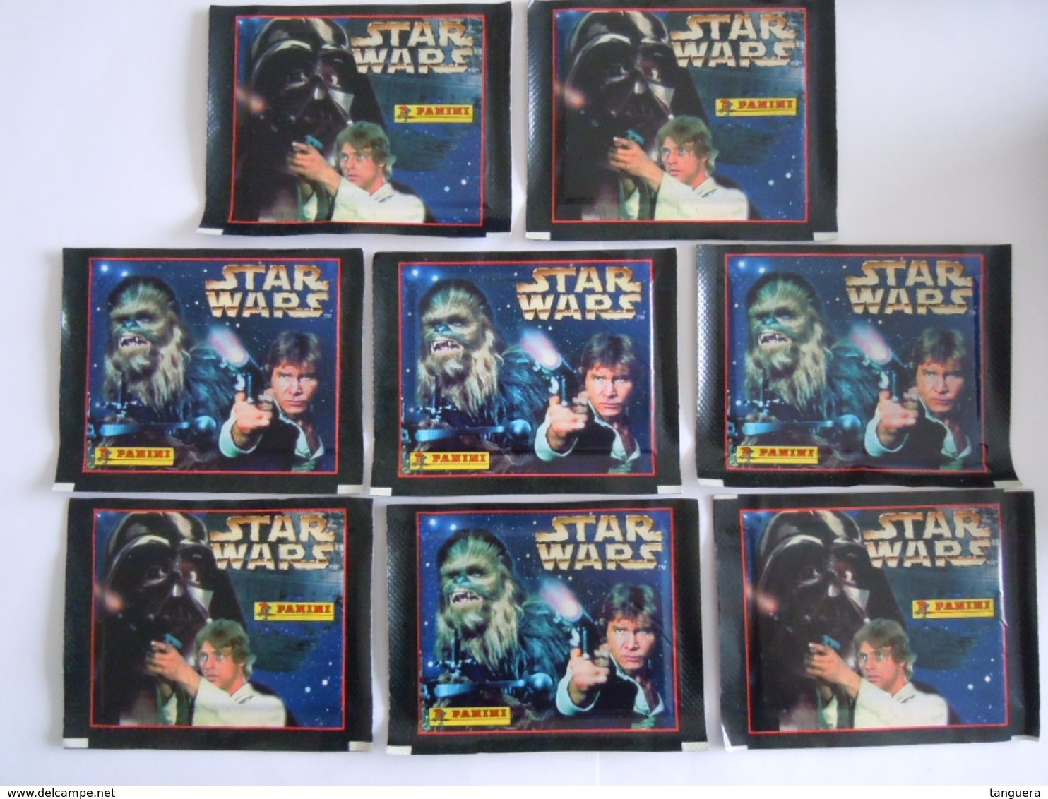 Panini Star Wars La Guerre Des étoiles 1996 8 Gesloten Zakjes Pochettes Fermées - Autres & Non Classés