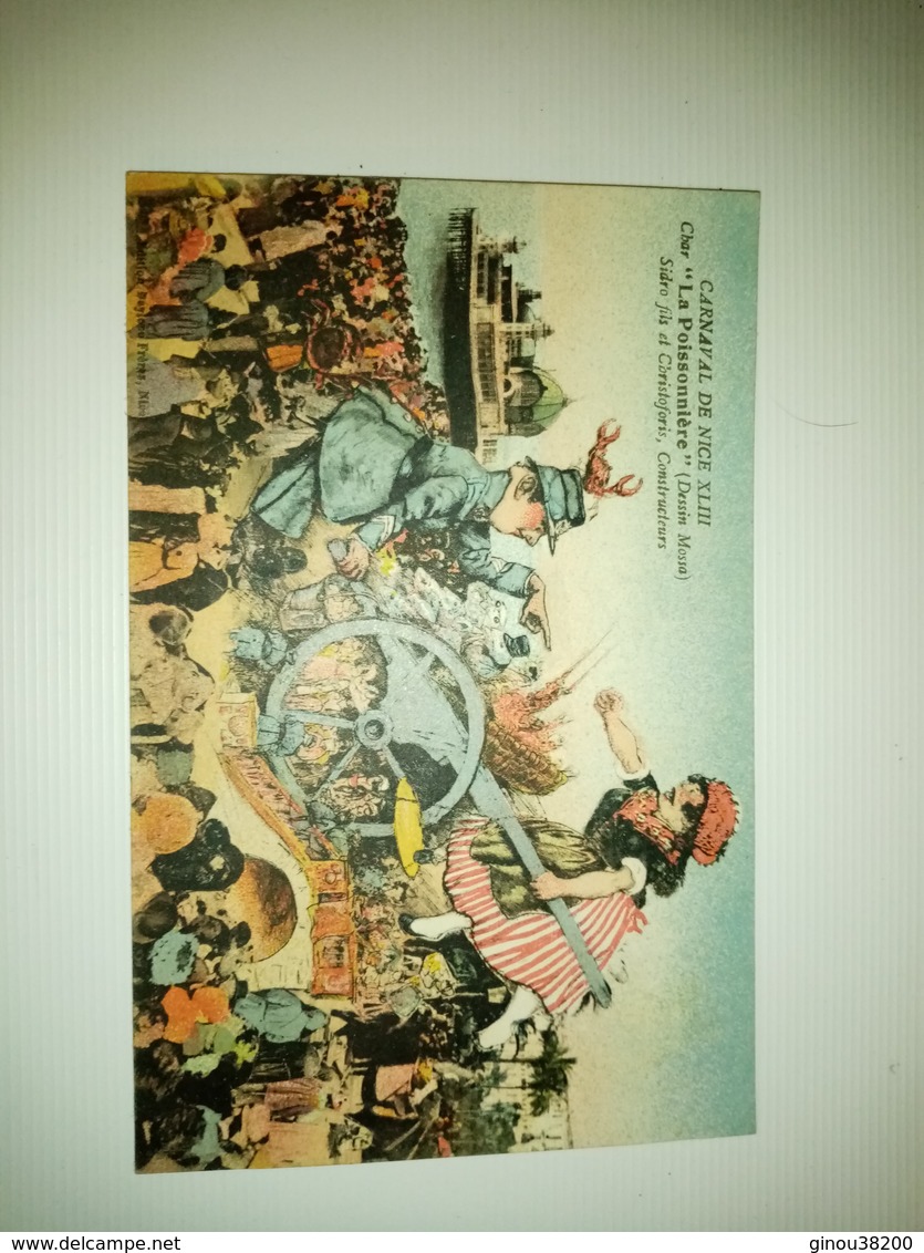 A1:CARNAVAL DE NICE lot de 6 cartes